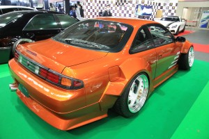 大阪オートメッセ「タケマルファクトリー」S14シルビアの大胆メイク！