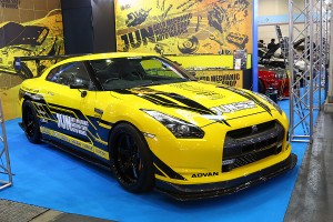 大阪オートメッセ　1000psじゃぬるい！目指すは1200ps!! 「JUNオートメカニック日産R35GT-R」