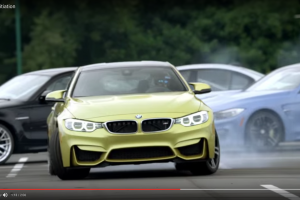 BMW歴代M3の間を「ドリフトで抜けるM4」の妙技【動画】