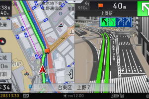 瞬時に新しい最適ルートを再探索する「サイバーナビ」【PR】