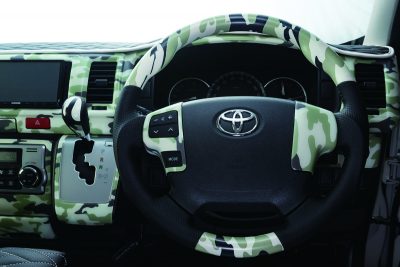 ランボ、カモフラ、インテリアパネル、ハイエース