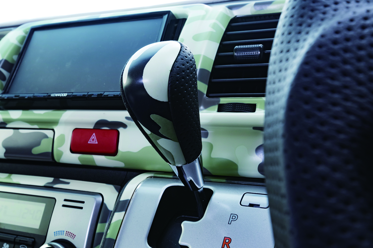 ランボ、カモフラ、インテリアパネル、ハイエース