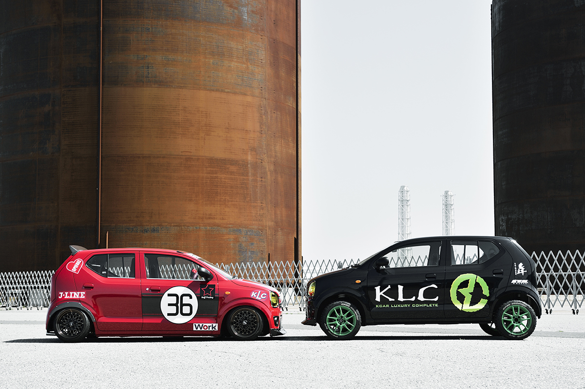 老舗「KLC」が提案するシャコタン&アゲ系の異色コンビ【アルトワークス