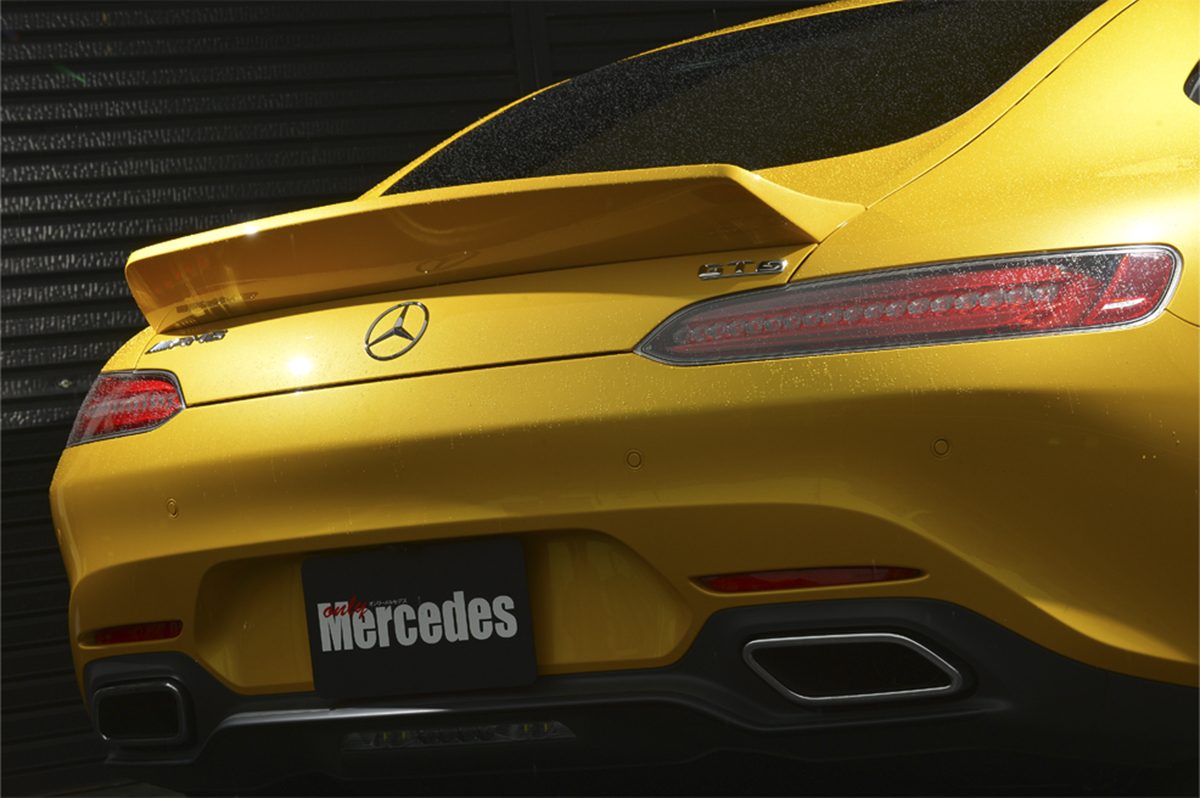 AMG GT、メルセデスベンツ、リアウイング、ダックテール、ファースト