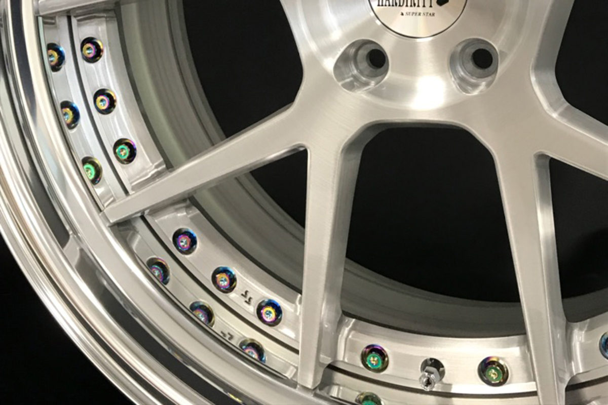 スーパースター カスタマイズセレクション ピアスボルト チタンカラー ホイール