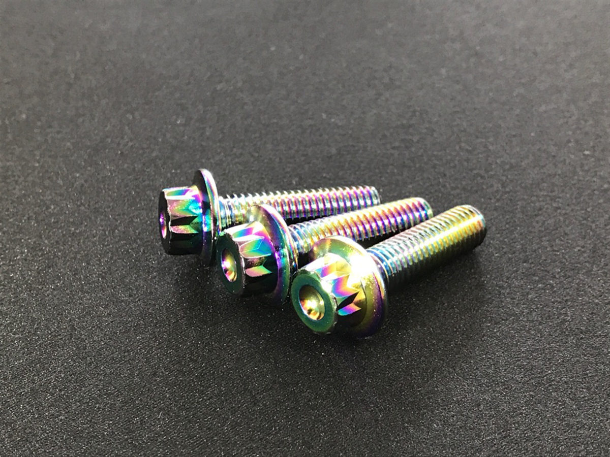 スーパースター カスタマイズセレクション ピアスボルト チタンカラー ホイール