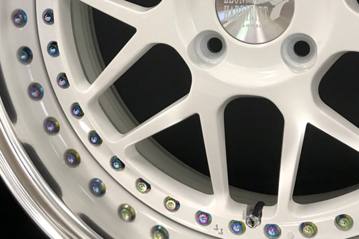 スーパースター カスタマイズセレクション ピアスボルト チタンカラー ホイール