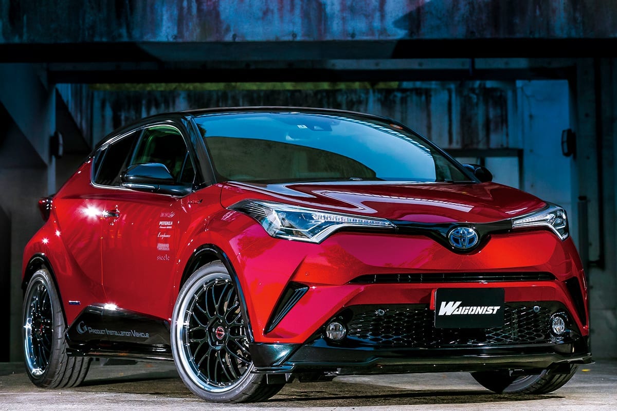 C-HR 内装 グラージオ カーボン インパネ ステアリング シフトノブ