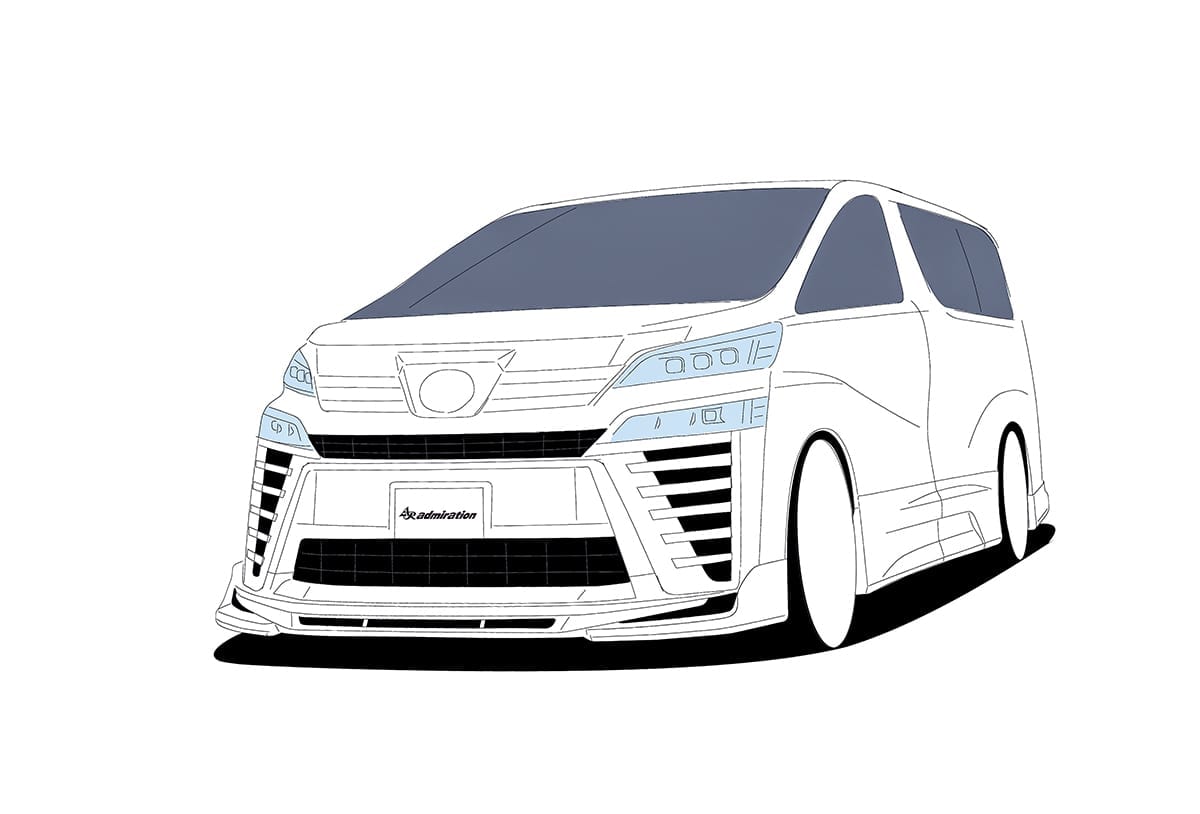 後期 30 アルファード ヴェルファイア エアロ アドミレイション フォルテ クール