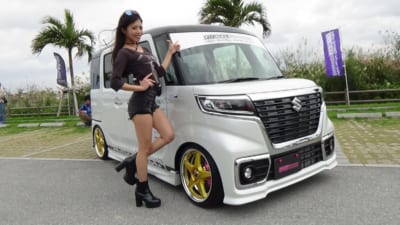 沖縄カスタムカーショー2018、大阪オートメッセ2018、カスタムカー、南唯莉