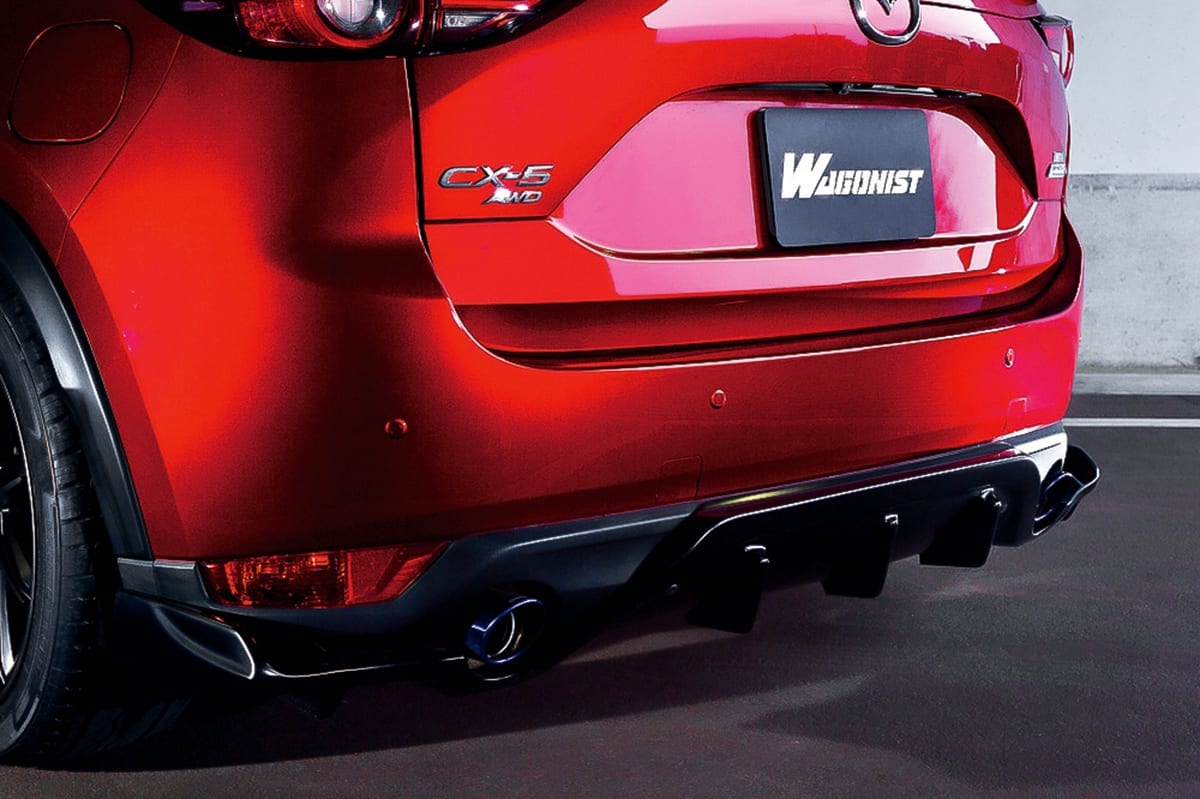 新型CX-5へ躍動テイストを与えるGT系エアロパーツ【DUCKS-GARDEN