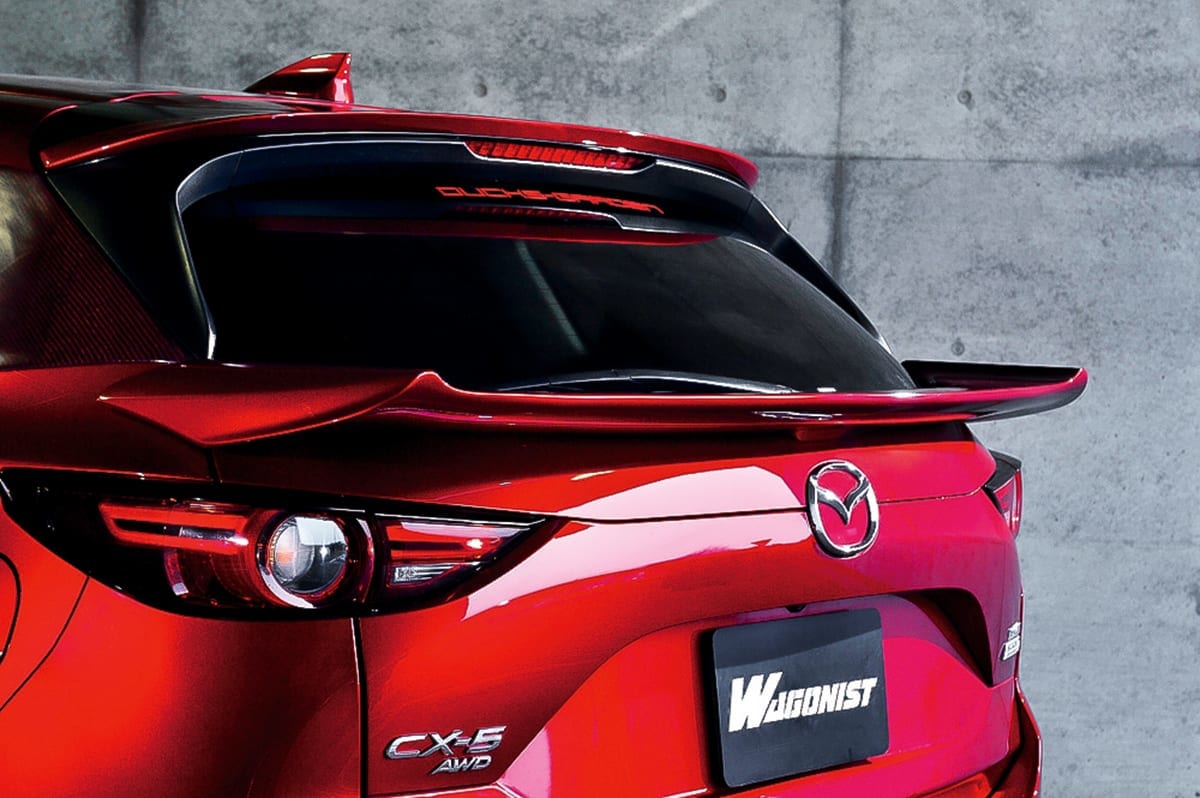 マツダ CX-5 KF系 リアスポイラー ルーフウイング ブラック CX5