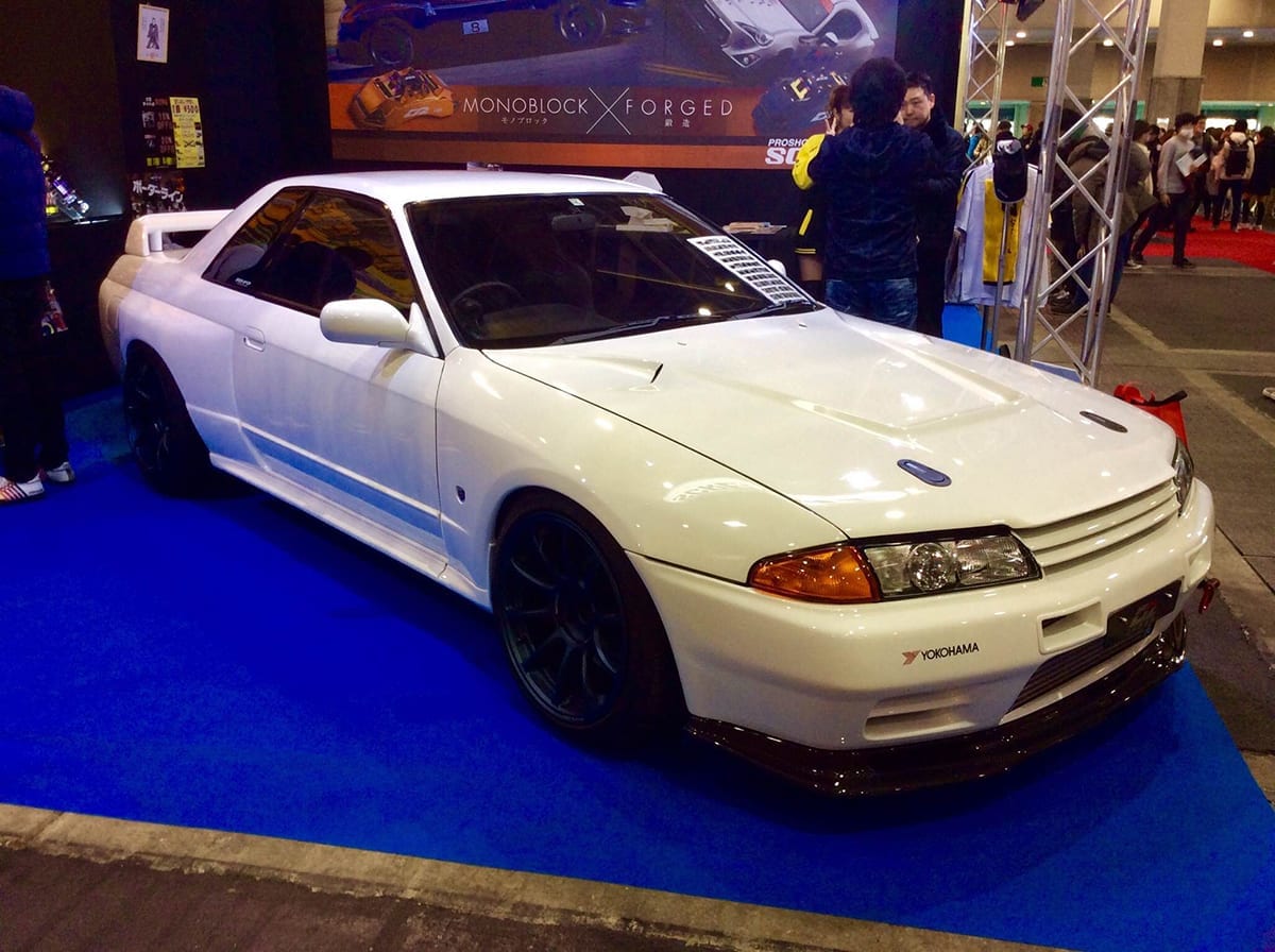 スカイライン GT-R R32 R33 R34 大阪オートメッセ2018 トラスト スクリーン モンスタースポーツ フジツボ ピットロードM