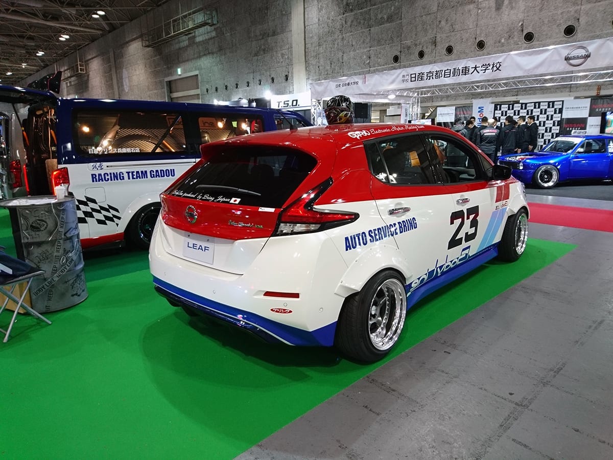 日産リーフをベースにした 100 電気ドレスアップカー 4選 Auto Messe Web カスタム アウトドア 福祉車両 モータースポーツなどのカーライフ情報が満載