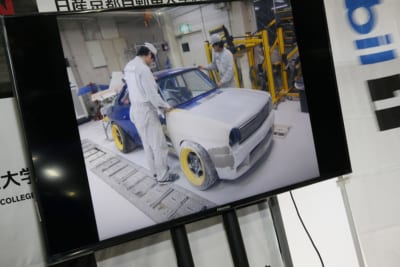 日産京都自動車大学校 大阪オートメッセ2018 リーフ サニー