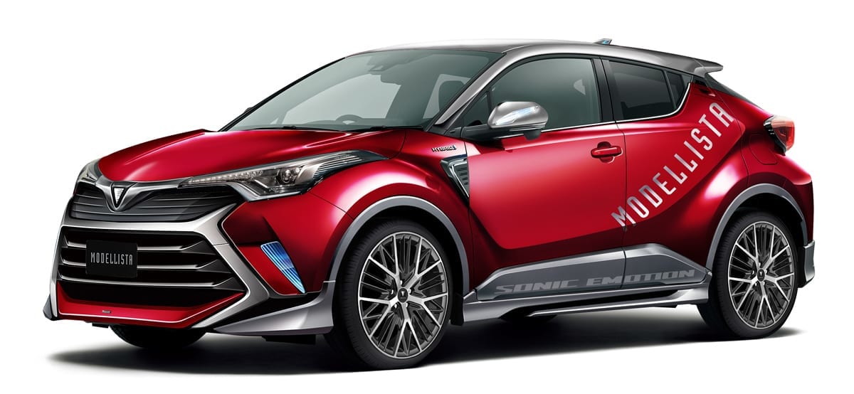 モデリスタ、大阪オートメッセ2018、C-HR、ノア。アルファード。ヴェルファイア、クラウン、コンセプトモデル