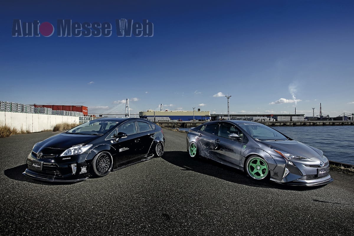 Liberty walk、リバティーウォーク、prius、プリウス、LB NATION、オーバーフェンダー