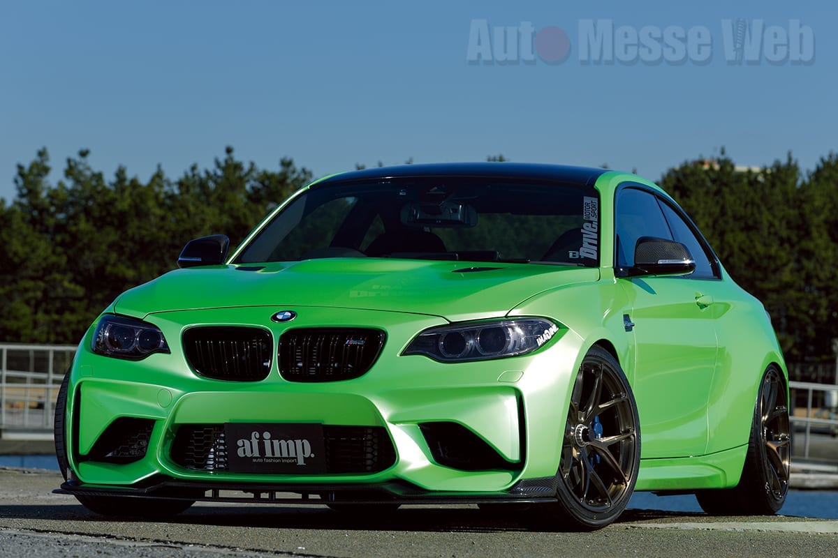 BMW M2、FLEX BRACE、BCフォージド、KW、ドライブ、愛媛