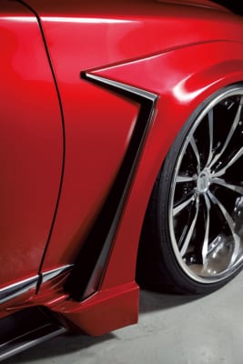 ブラックパールコンンプリート、Blackpearl complete、LEXUS LS、レクサスLS、ワイドフェンダー、クロスボーン