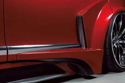 ブラックパールコンンプリート、Blackpearl complete、LEXUS LS、レクサスLS、ワイドフェンダー、クロスボーン