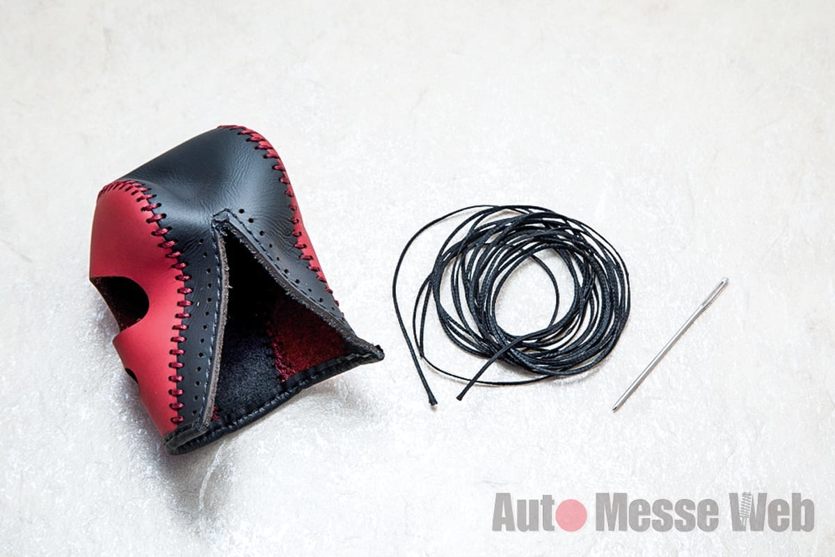 トリコローレ、トリコローレ エクスチェンジ、Tricolore、エクスチェンジ、ステアリング、ハンドル、シフトノブ、本革、張り替え、DIY