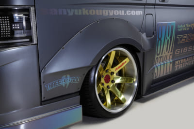 ギブソングラファム、TSDスタイリング、415コブラ、オーバーフェンダー、ワークスフェンダー、トリニティハイドロ