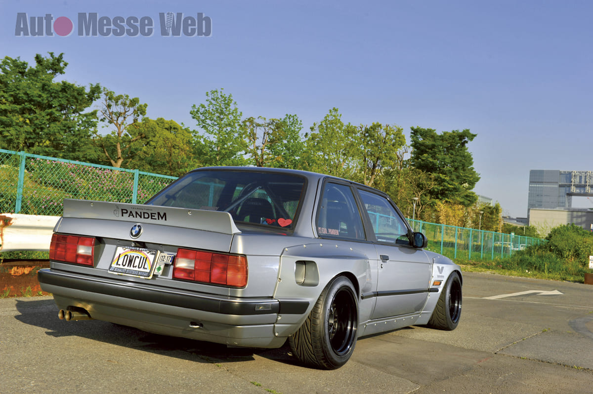 BME E30、パンデム仕様、Lowcul.、ブリスターフェンダー