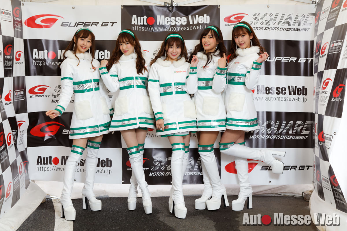 SUPER GT、レースクイーン、RQ、D'station、林 紗久羅、小越しほみ、中村比菜、霧島聖子、宮本りお、フレッシュエンジェルズ