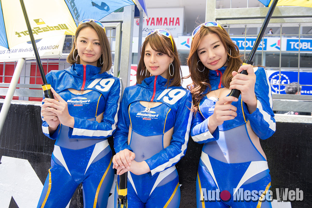 SUPER GT、レースクイーン、レースクィーン、ウェッズスポーツ、近藤みやび、山本成美、小山 桃