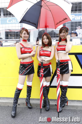 SUPER GT 2018、レースクイーン、Modulo Drago CORSE、前田真実果、石橋あこ、はるま、生田ちむ、安藤麻貴