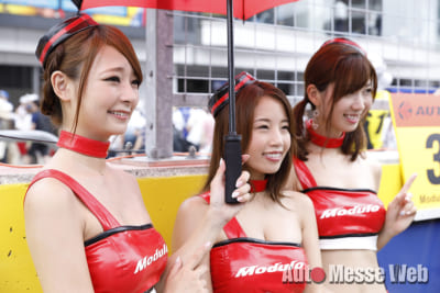 SUPER GT 2018、レースクイーン、Modulo Drago CORSE、前田真実果、石橋あこ、はるま、生田ちむ、安藤麻貴