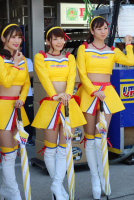 TEAM UPGARAGE、ドリフトエンジェルス、ドリエン、2018、SUPER GT、安田七奈、横田りか、織田真実那、永原芽衣