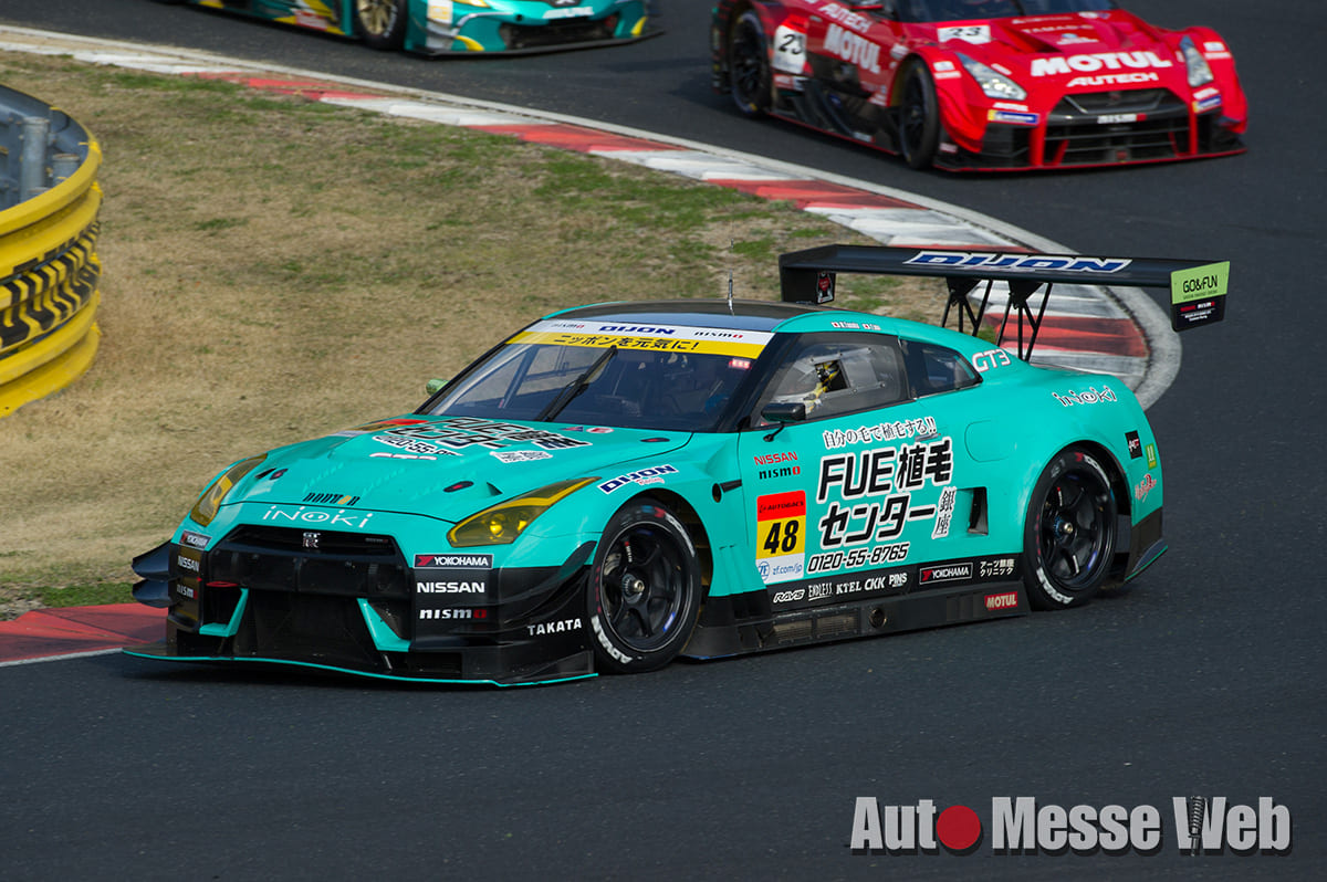 SUPER GT、植毛GT-R、ケーズフロンティア、レースクイーン、フロンティア・キューティーズ、佐藤小春、山谷涼香、杉原あやの