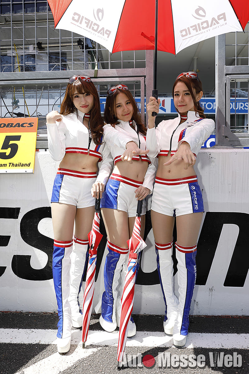 レースクイーン、栗沢綾乃、璃子、五十川ちほ、寺地みのり、中村このみ、arto Panther Team Thailand、SUPER GT 2018