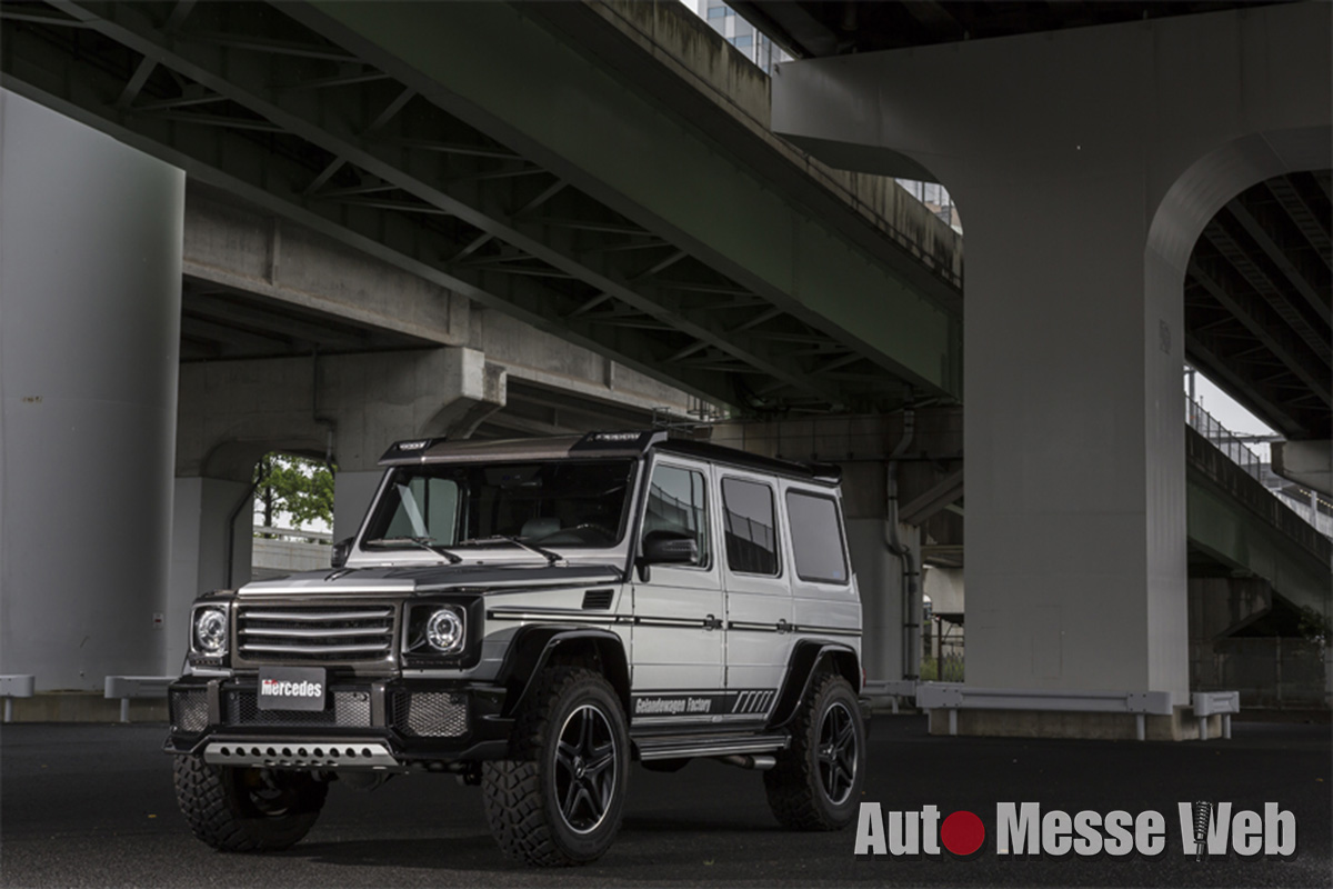 ベンツ w463 Gクラス スムージングバッチ ホワイト ゲレンデ 塗装