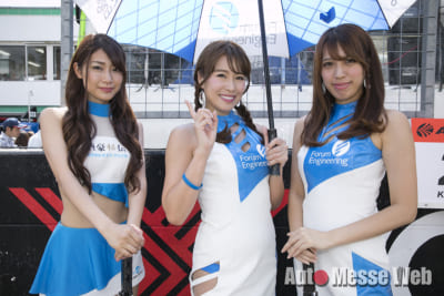 SUPER GT 2018、レースクイーン、RQ、KONDO RACING、吉美あや、青山由美子、福江菜々華、愛聖りさ