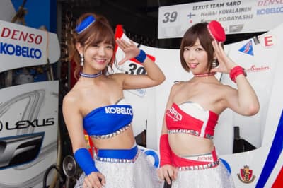 LEXUS TEAM SARD、レースクイーン、SUPER GT 2018、RQ、西村いちか、比良祐里、廣川エレナ、清瀬まち