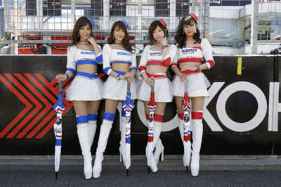 LEXUS TEAM SARD、レースクイーン、SUPER GT 2018、RQ、西村いちか、比良祐里、廣川エレナ、清瀬まち