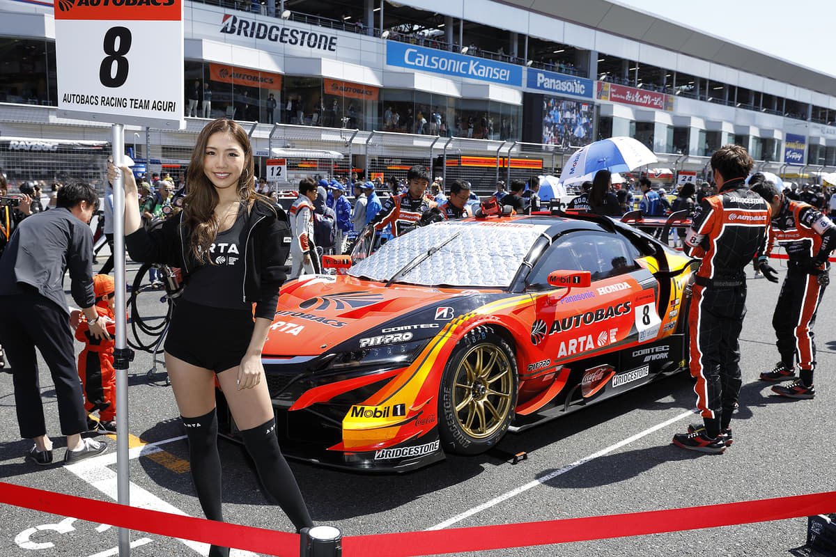 SUPER GT、レースクイーン、RQ、ARTA、安倍有里子、麻田ゆん、星野 奏、結城みい、久保エイミー