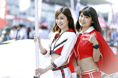 辻井美香、望月さとみ、レースクイーン、SUPER GT 2018、RQ、NDDP RACING