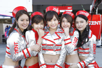 ZENT sweeties、SUPER GT、レースクイーン、藤木由貴、川村那月、チャナナ沙梨奈、大柳麻友、藤宮あかり、央川かこ