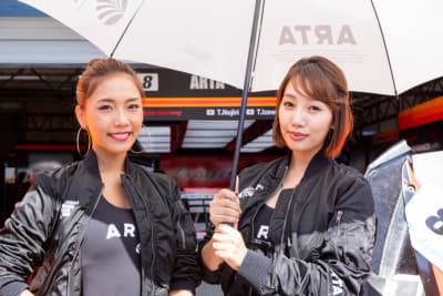 SUPER GT、レースクイーン、RQ、ARTA、安倍有里子、麻田ゆん、星野 奏、結城みい、久保エイミー