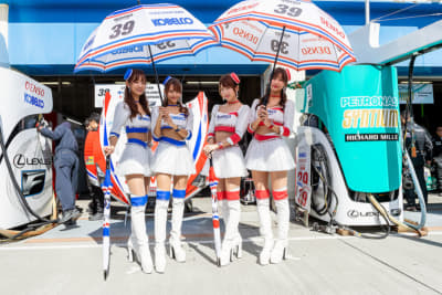 LEXUS TEAM SARD、レースクイーン、SUPER GT 2018、RQ、西村いちか、比良祐里、廣川エレナ、清瀬まち