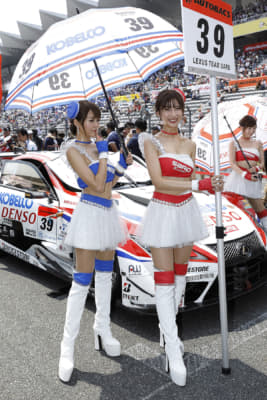 LEXUS TEAM SARD、レースクイーン、SUPER GT 2018、RQ、西村いちか、比良祐里、廣川エレナ、清瀬まち