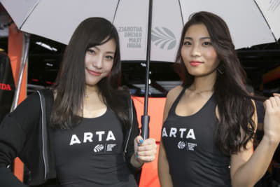 SUPER GT、レースクイーン、RQ、ARTA、安倍有里子、麻田ゆん、星野 奏、結城みい、久保エイミー