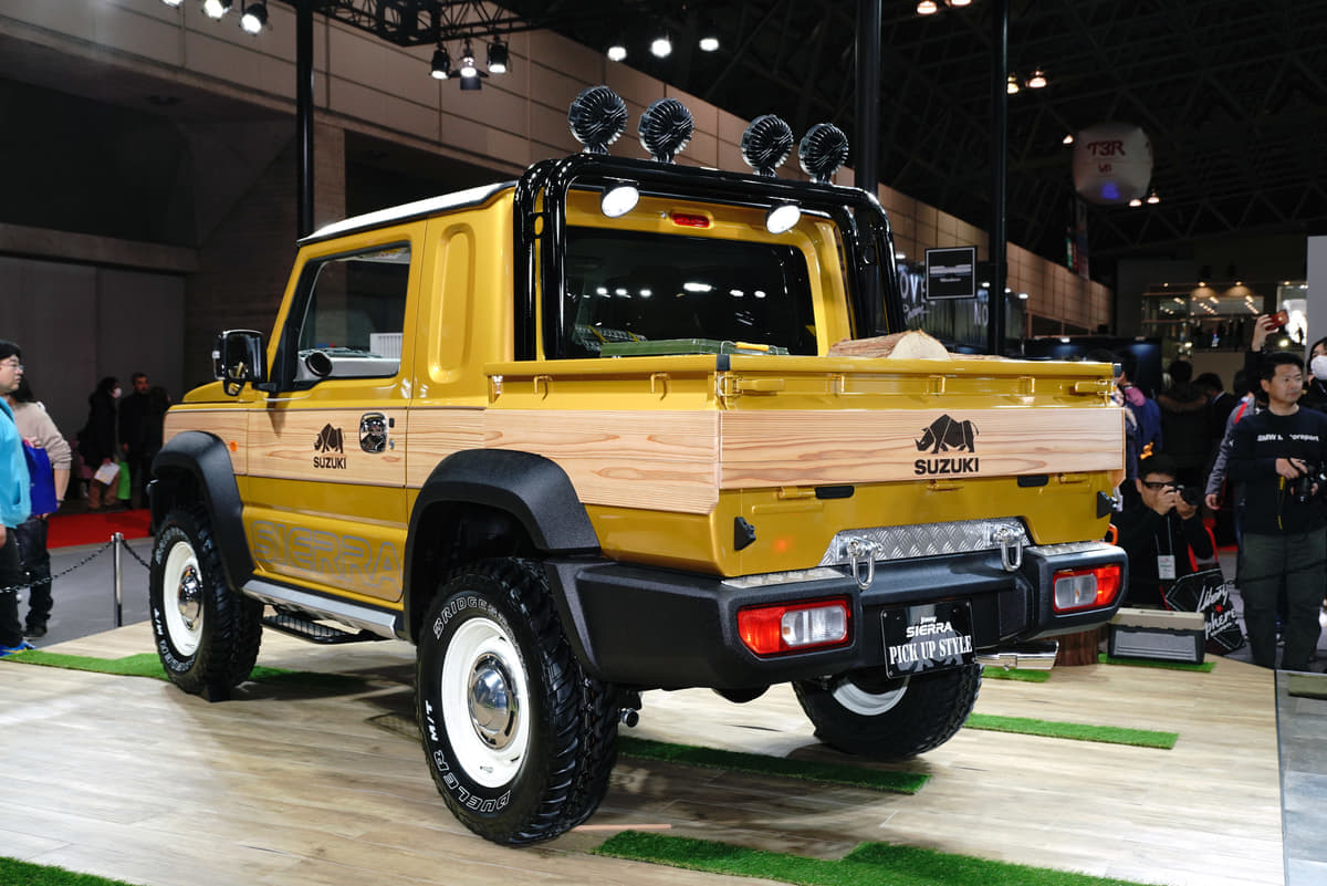 suzuki、jimny、ジムニー、シエラ、ピックアップ、東京オートサロン2019suzuki、jimny、ジムニー、シエラ、ピックアップ、東京オートサロン2019