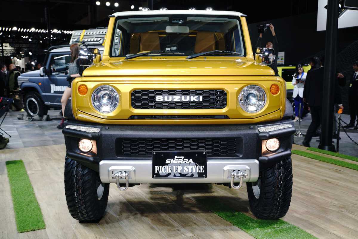 suzuki、jimny、ジムニー、シエラ、ピックアップ、東京オートサロン2019