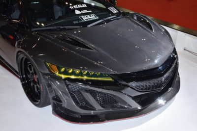 エイムゲイン、AIMGAIN、NSX、HONDA、AIMGAIN GT、WIDE BODY、ワイドボディ、オーバーフェンダー、カーボン、東京オートサロン2019、BODY KIT