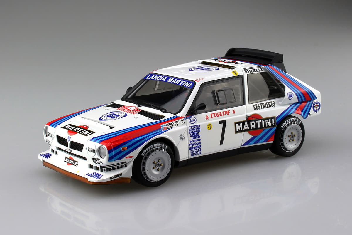 古き良きラリーカー「ランチアデルタS4」が1/24スケールとなって