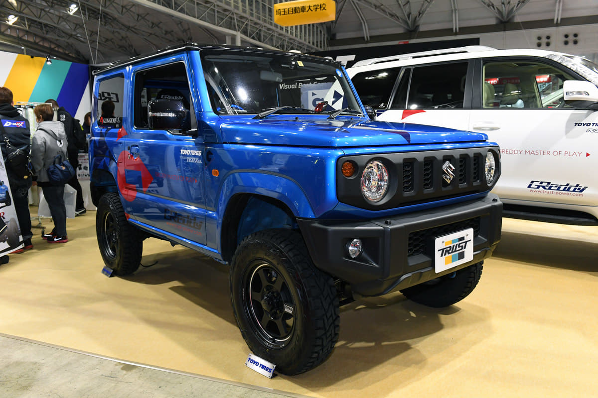 トラスト、チューニング、東京オートサロン2019、ジムニー、プラド、パトロール